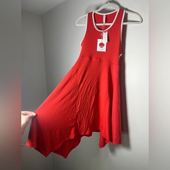 NWT DAILY PRACTICE x ANTHROPOLOGIE | Tennis Ribbed Hanky-Hem Mini Dress | XS - Picture 9 of 12